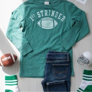 Crewcuts size 3 🏈 football 100%cotton